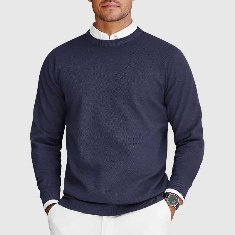 Men's Lightweight Knit Crew Neck Sweater | Casual Fashion Top 4