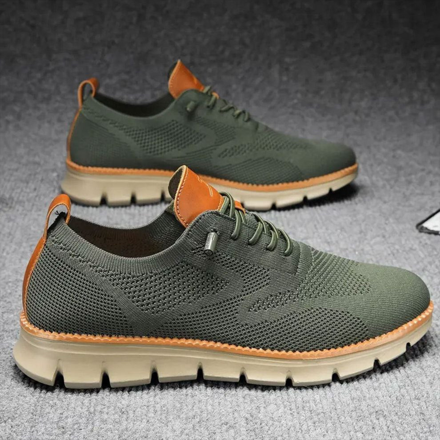 Strikkede Sneakers Herre | Casual Sko 8