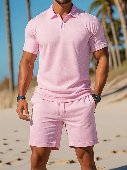 Afslappet Herresæt | Poloshirt og Shorts 3