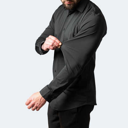 Alexander | Rynkefri Herre Skjorte Slim Fit Stretch 0