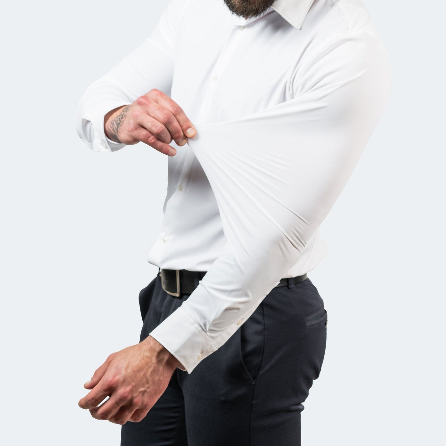 Alexander | Rynkefri Herre Skjorte Slim Fit Stretch 2