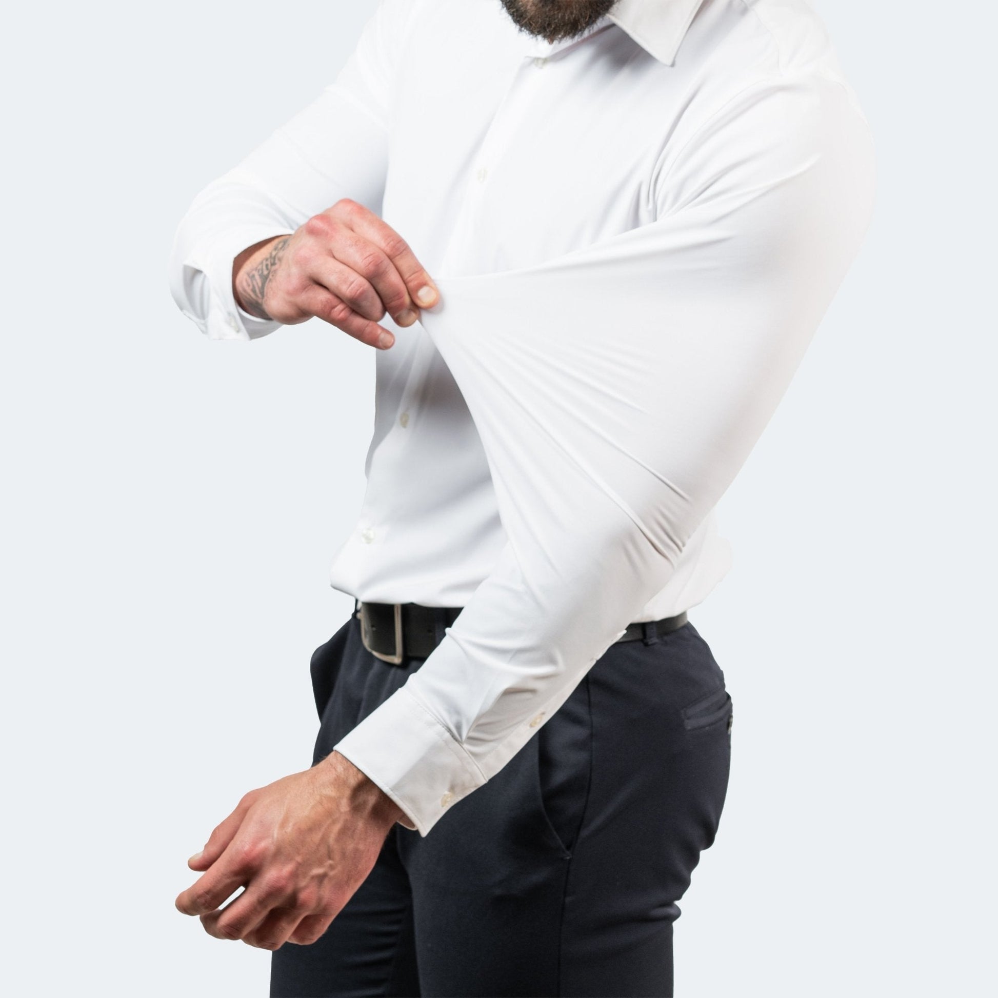 Alexander | Rynkefri Herre Skjorte Slim Fit Stretch 2