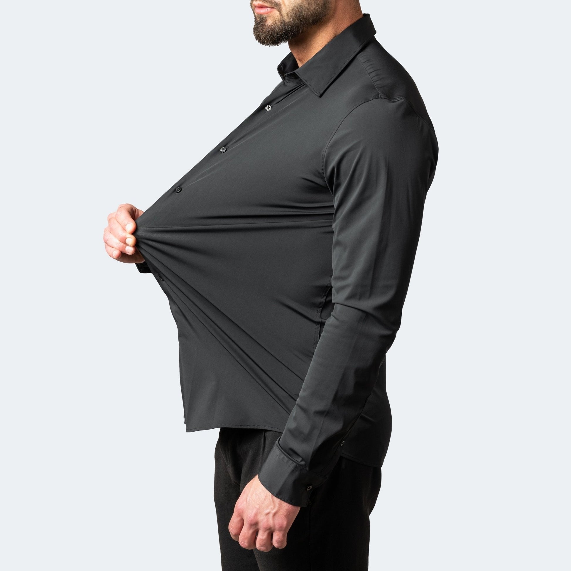 Alexander | Rynkefri Herre Skjorte Slim Fit Stretch 3