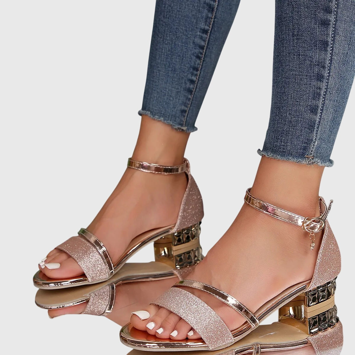 Alison | Komfortable Sandaler med Hæl 5