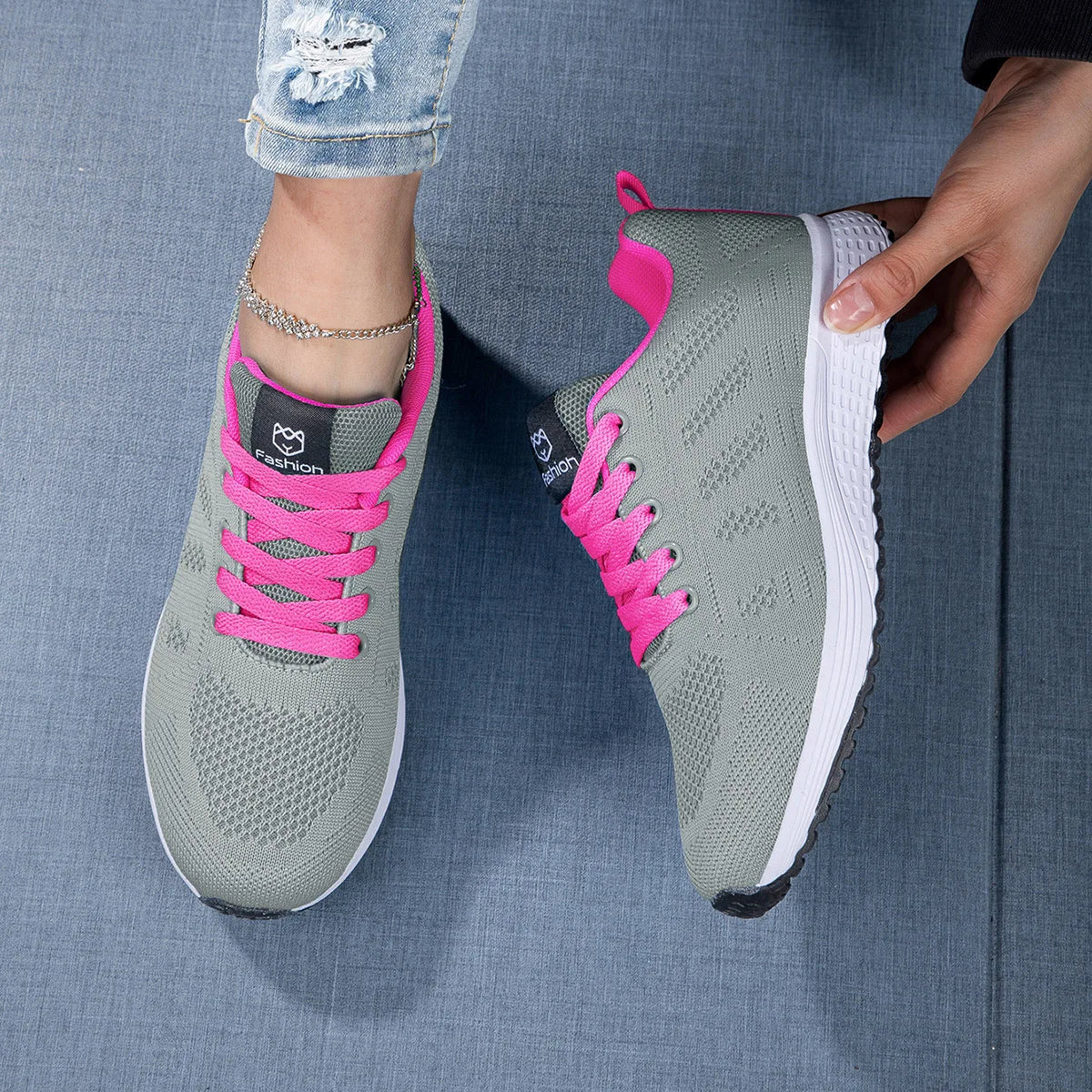 Åndbare Sneakers | Sportssko med Platformsål 6