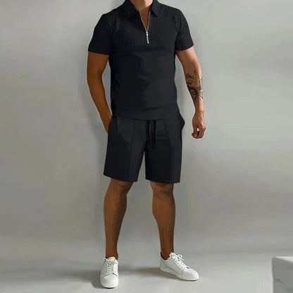 Åndbart Herrepolo Sæt | Shorts og Poloshirt 11