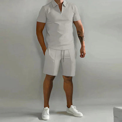 Åndbart Herrepolo Sæt | Shorts og Poloshirt 3