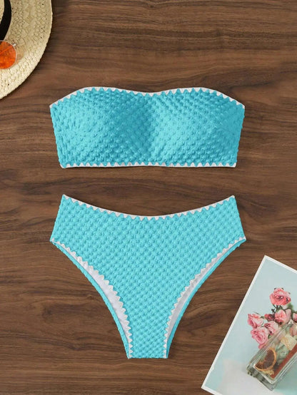 Bandeau Bikini Sæt | 2-delt Badedragt til Kvinder 9