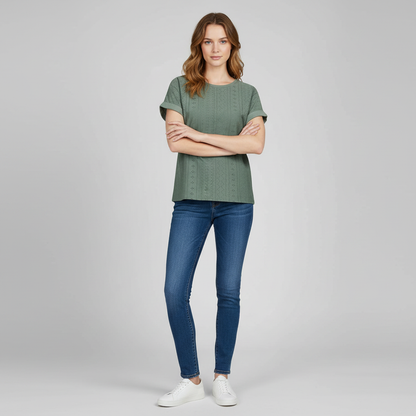 Bella | Sommer T-shirt til kvinder i 100% bomuld