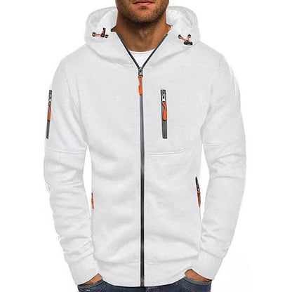 Benjamin | Men's Zip-Up Hooded Knit Fleece Sweater 0