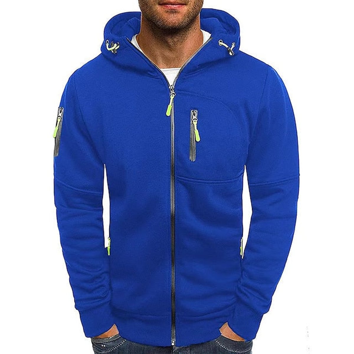 Benjamin | Men's Zip-Up Hooded Knit Fleece Sweater 5