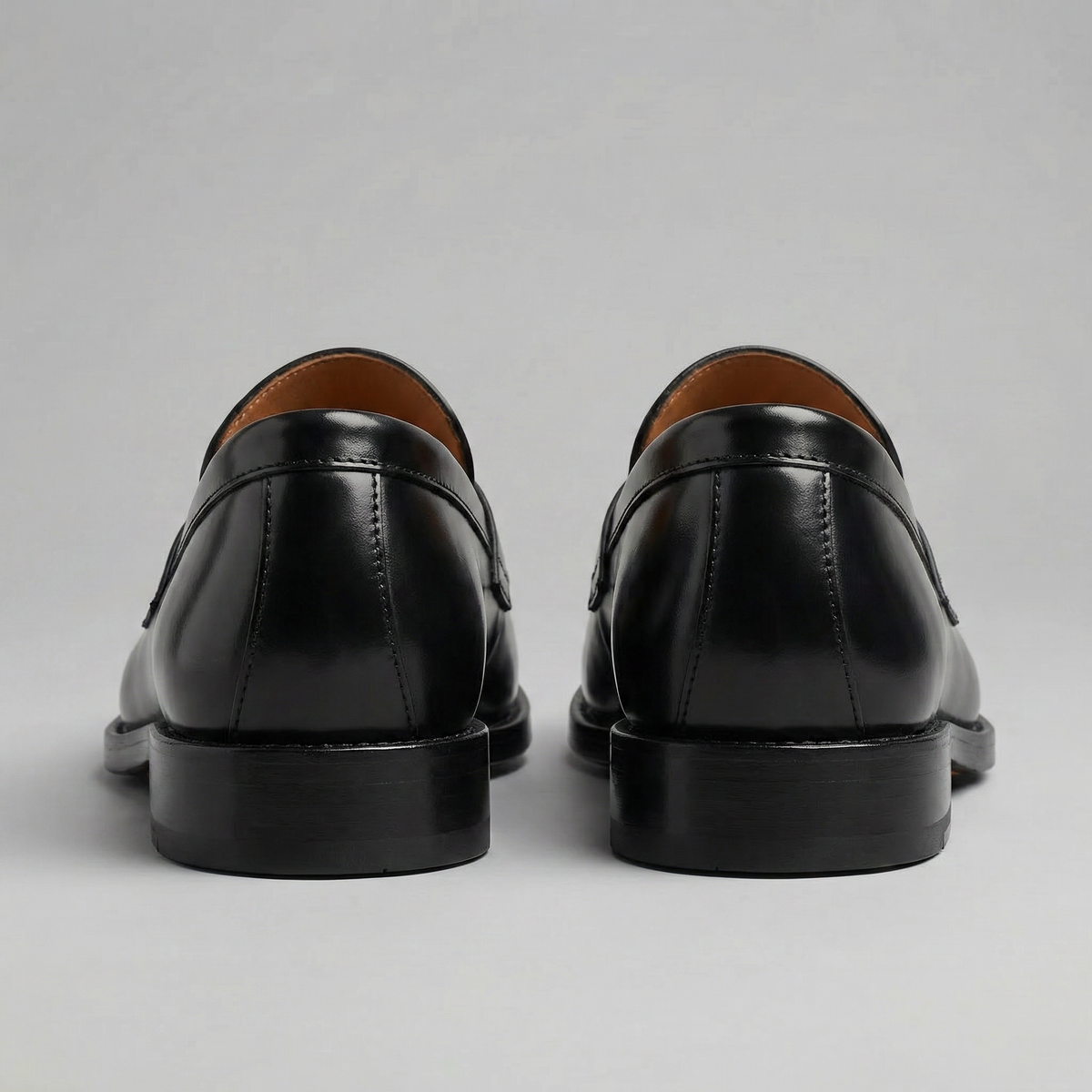 Brown Leather Penny Loafers | Men's Casual Slip-On Shoes 2