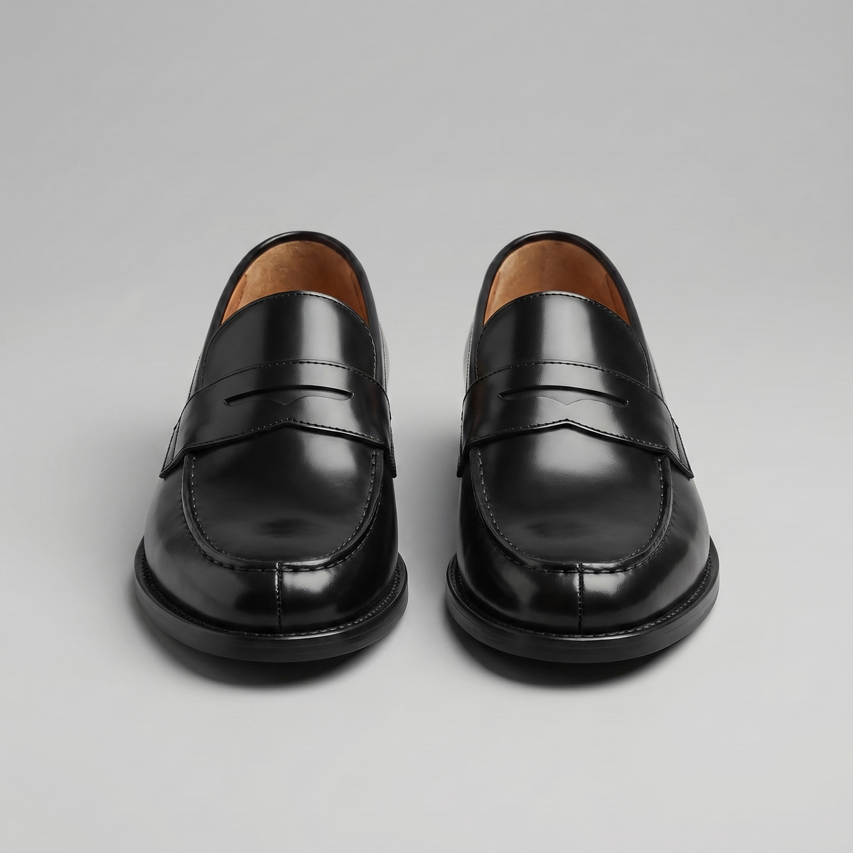 Brown Leather Penny Loafers | Men's Casual Slip-On Shoes 4