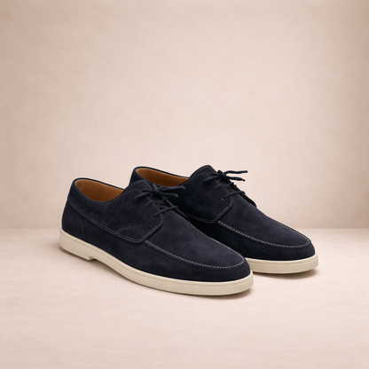 Brown Suede Lace-Up Loafers | Men's Footwear 2