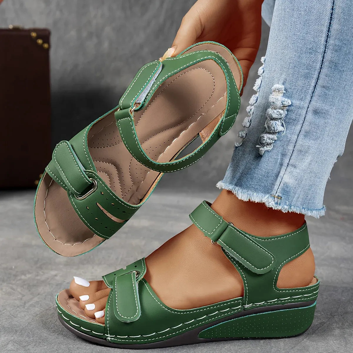 Candice | Elegant Remsandal til Kvinder med Ergonomisk Design 2
