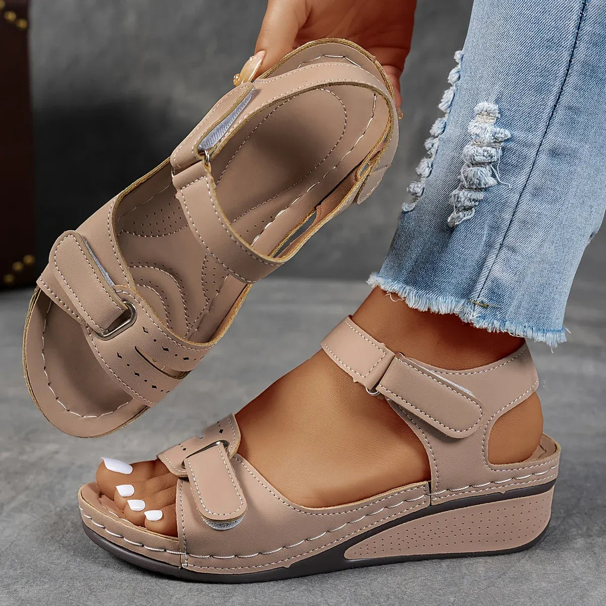 Candice | Elegant Remsandal til Kvinder med Ergonomisk Design 6