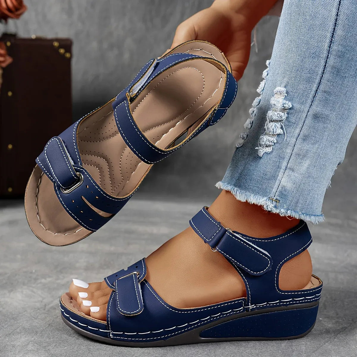Candice | Elegant Remsandal til Kvinder med Ergonomisk Design 7