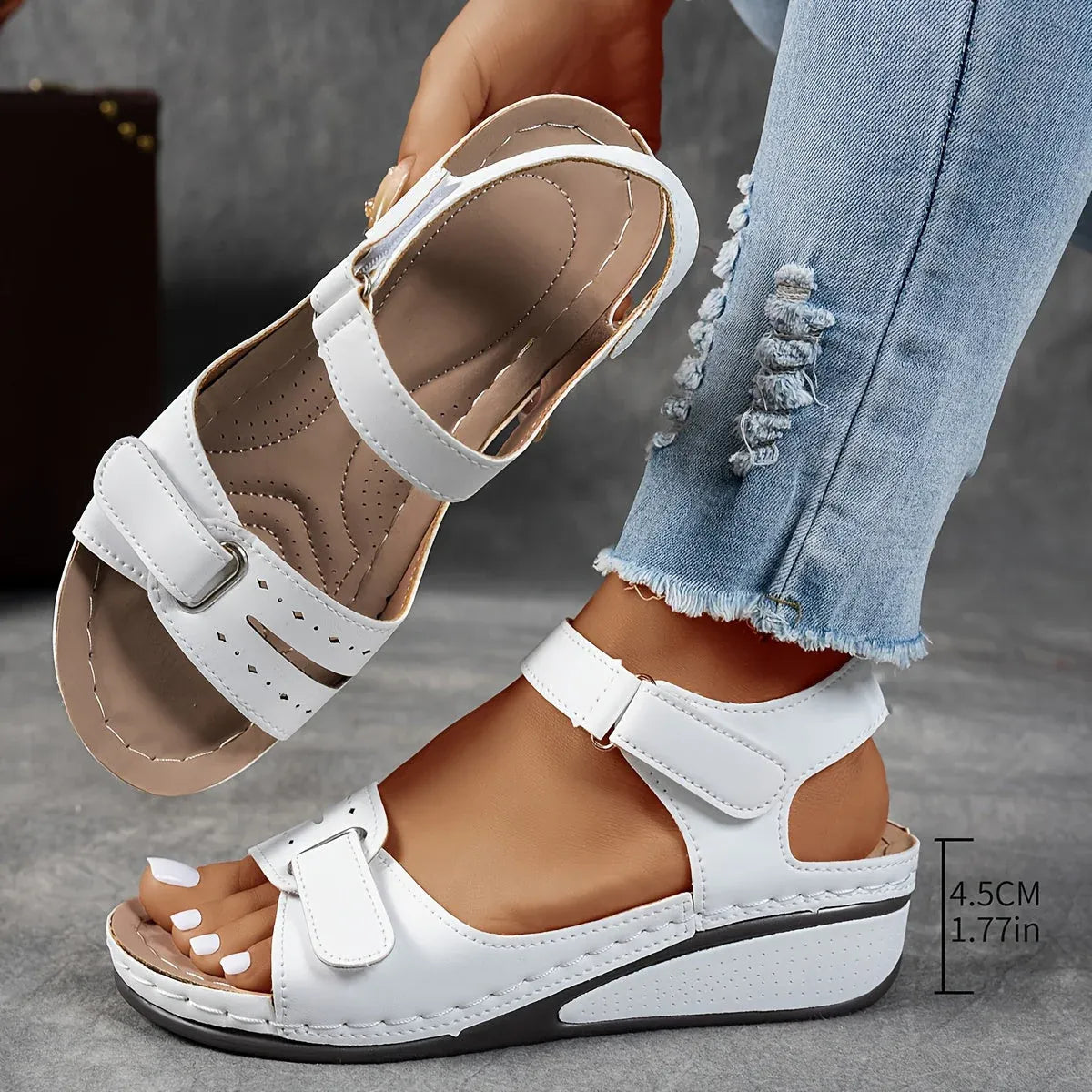 Candice | Elegant Remsandal til Kvinder med Ergonomisk Design 8