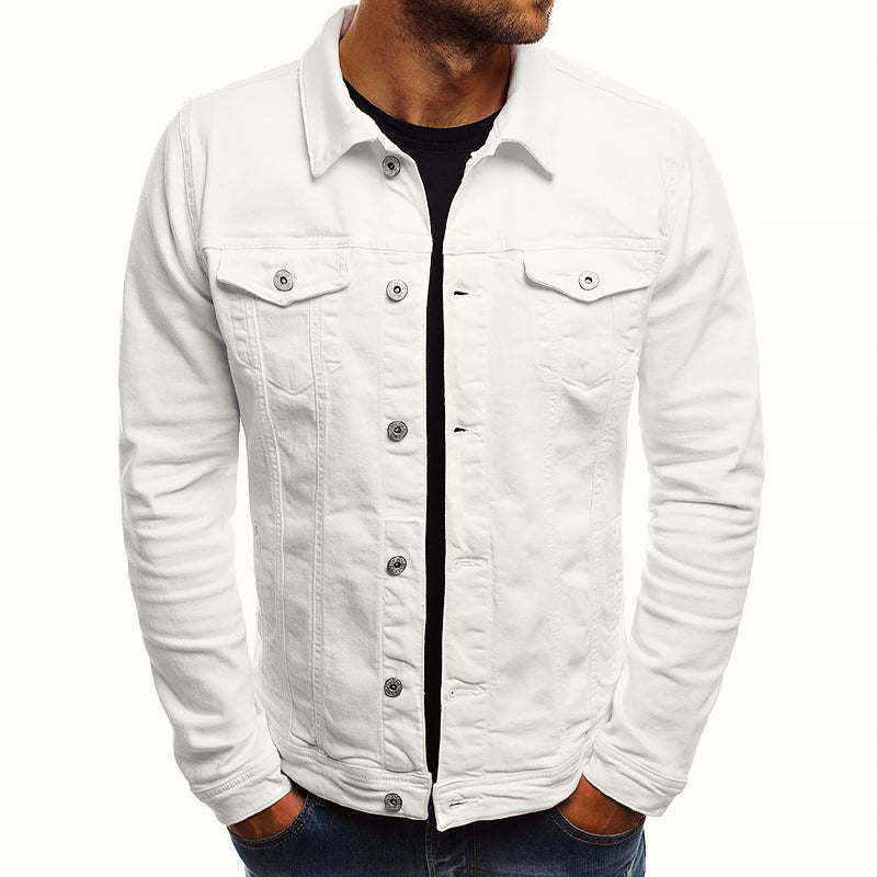 Classic Slim Fit Denim Jacket | Men's Casual Outerwear 2