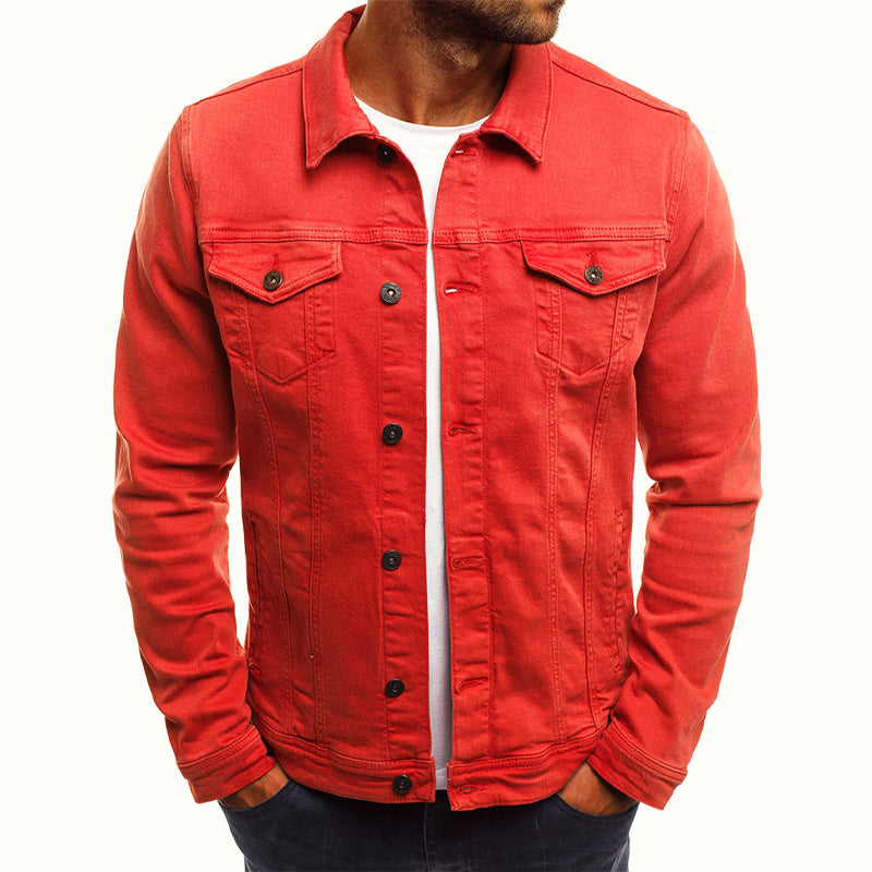 Classic Slim Fit Denim Jacket | Men's Casual Outerwear 3