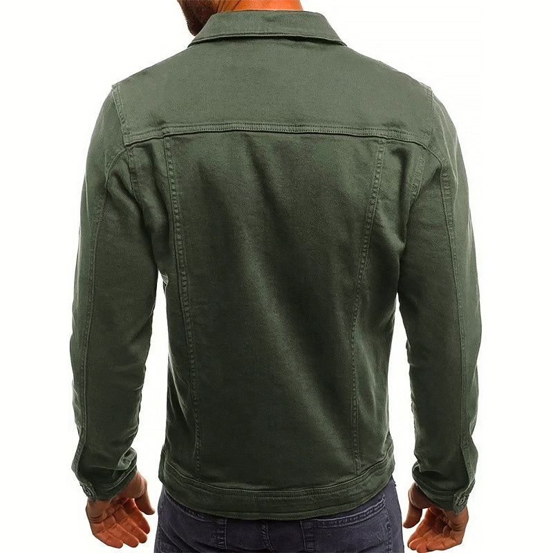 Classic Slim Fit Denim Jacket | Men's Casual Outerwear 5