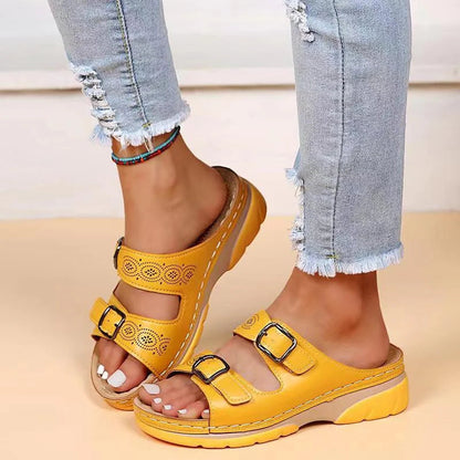 Dame Sandaler | Blødt Læder med Gelsål Komfort 2