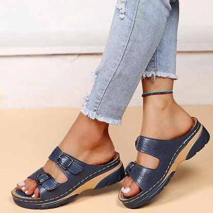 Dame Sandaler | Blødt Læder med Gelsål Komfort 3
