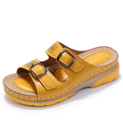 Dame Sandaler | Blødt Læder med Gelsål Komfort 6