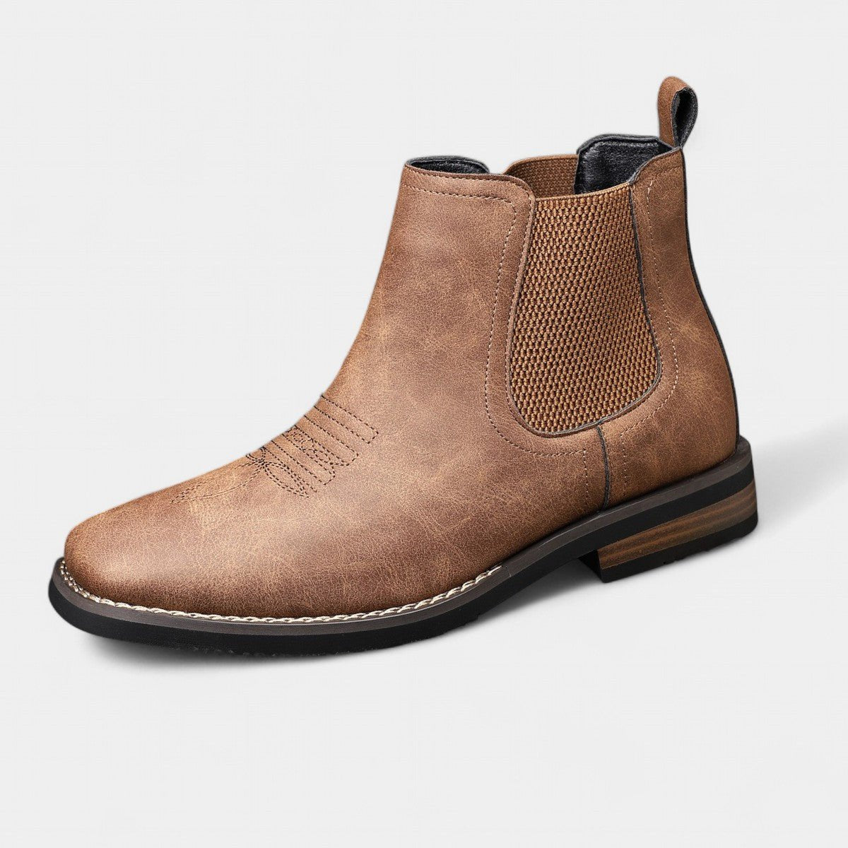 Daniel | Men's Western-Style Chelsea Slip-On Ankle Boots 1