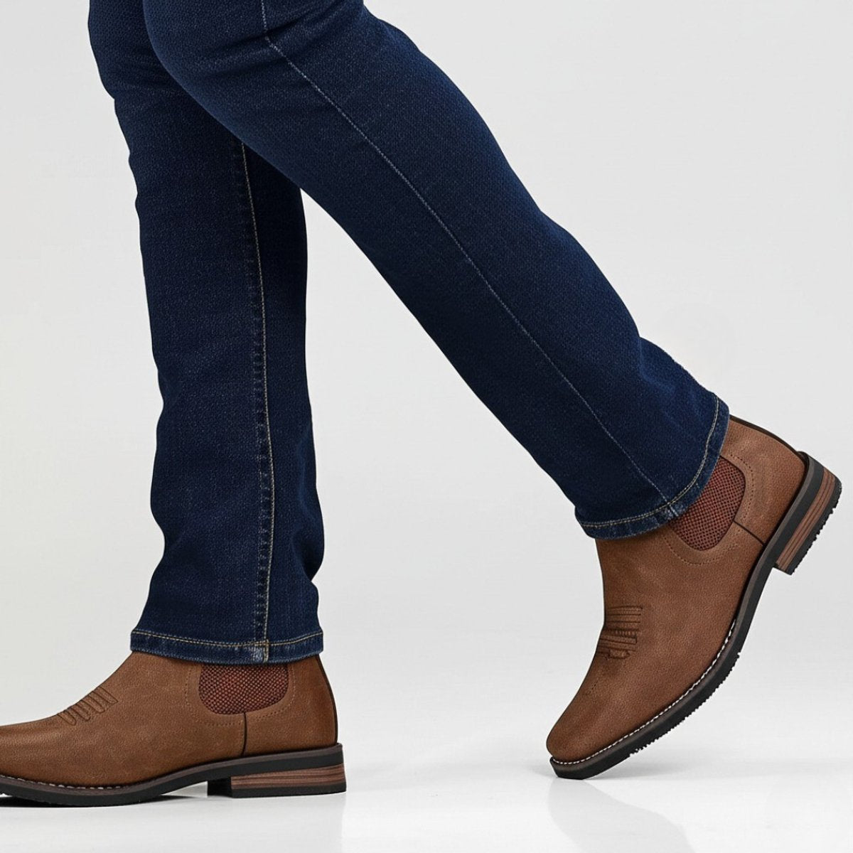 Daniel | Men's Western-Style Chelsea Slip-On Ankle Boots 3