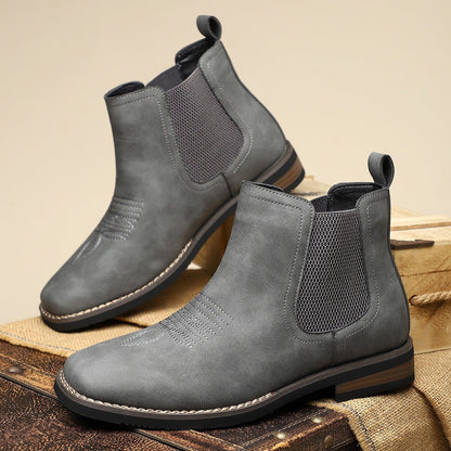 Daniel | Men's Western-Style Chelsea Slip-On Ankle Boots 6