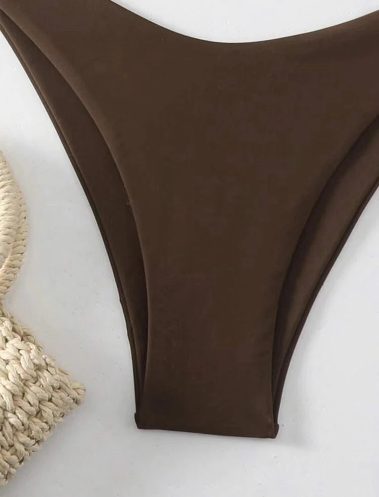 Dobbelt Stof Tanga Bikini Sæt | Badetøj til Damer 13