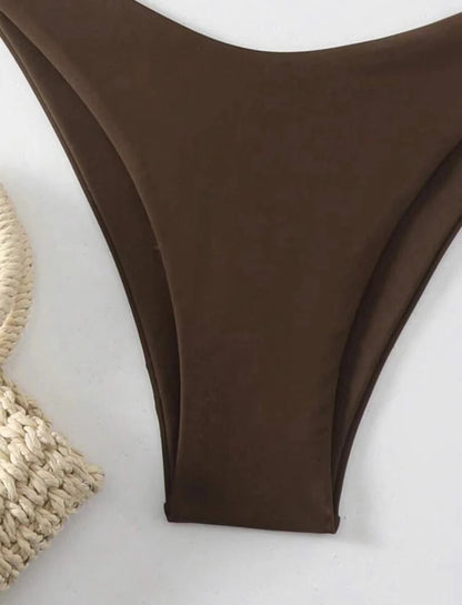 Dobbelt Stof Tanga Bikini Sæt | Badetøj til Damer 13