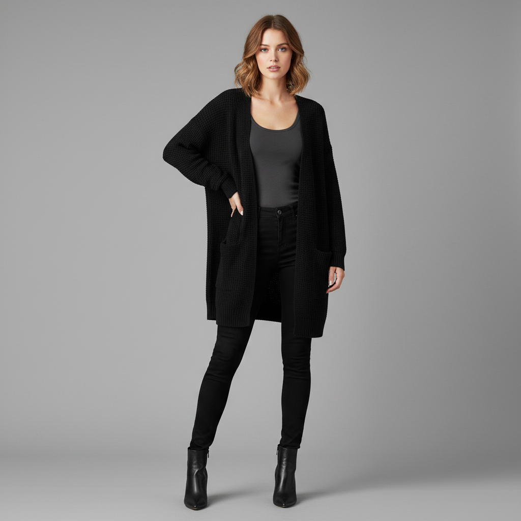 Elegant Cardigan Dame | Tidløs Cardigan til Alle Anledninger