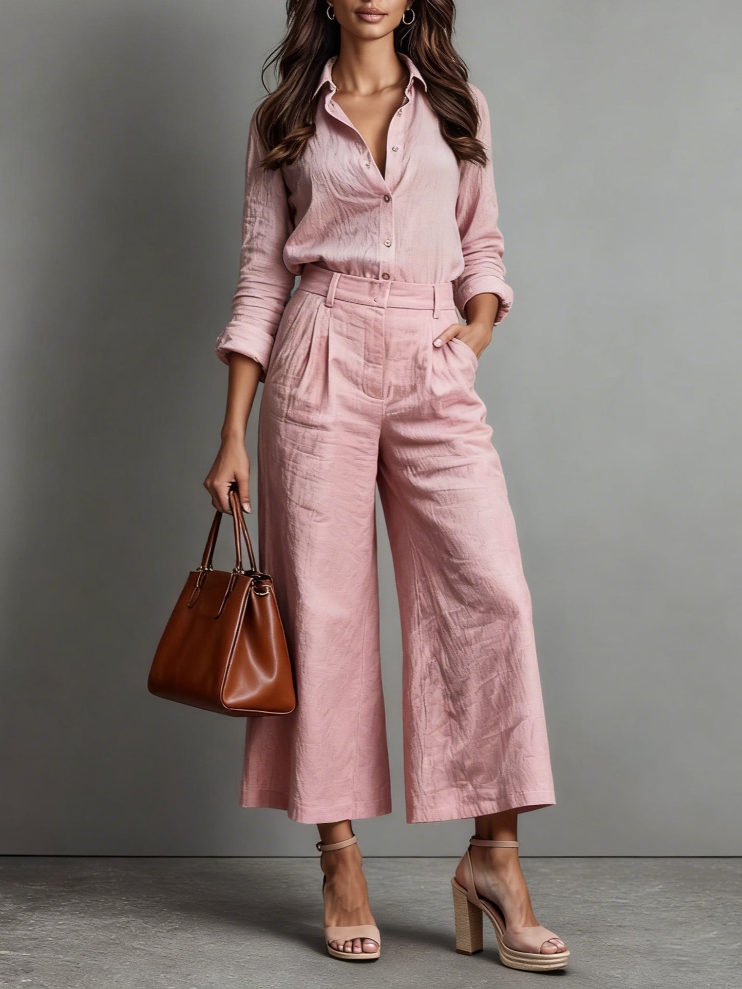 Elegant Buksedragt Sæt | Sommer Outfit til Damer 0