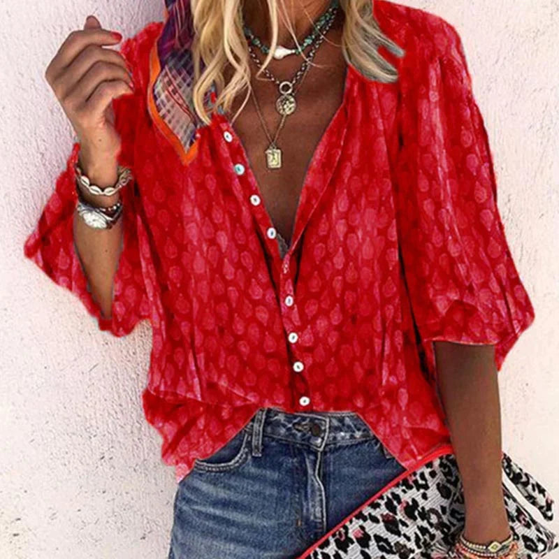 Elegant Damebluse | Afslappet Sommerbluse 2