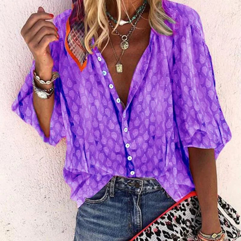 Elegant Damebluse | Afslappet Sommerbluse 3