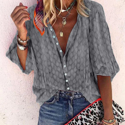Elegant Damebluse | Afslappet Sommerbluse 6
