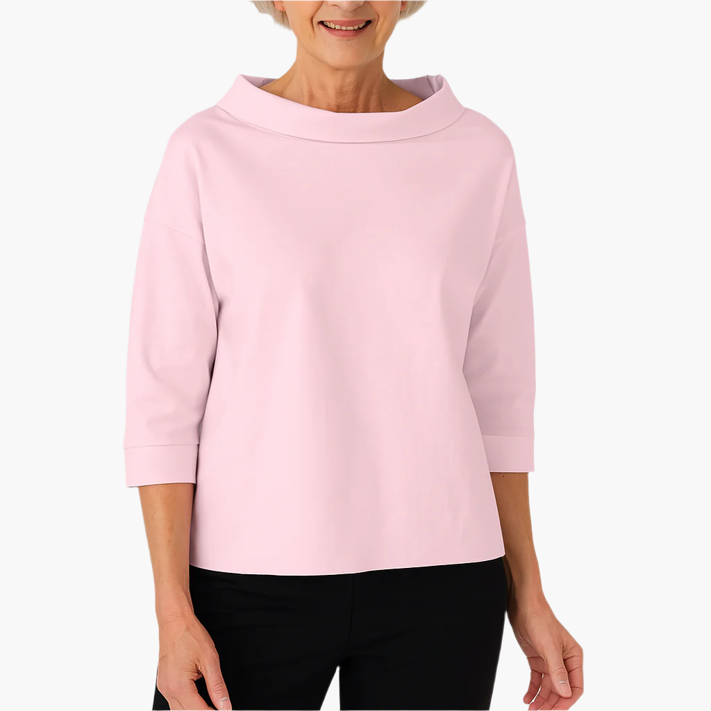 Elegant Dametop med Stand-up Krave | Toppe til Damer 3