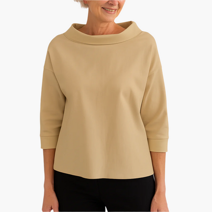 Elegant Dametop med Stand-up Krave | Toppe til Damer 5