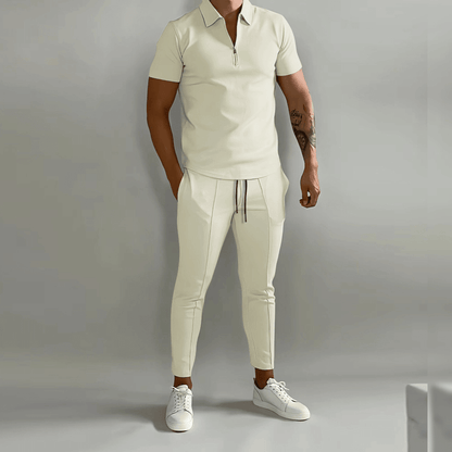 Elegant Poloshirt Sæt | Mænds Casual Outfit 3
