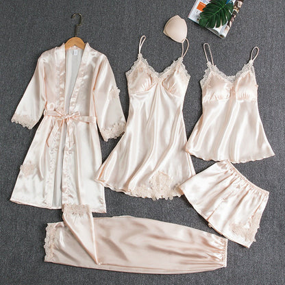 Elegant Pyjamassæt | Fem Delt Nattøjssæt 3