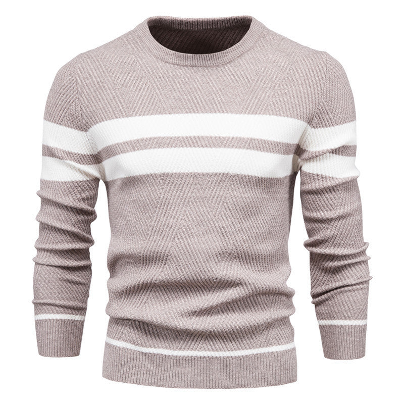 Elias Striped Sweater | Men's Casual Knitwear 1