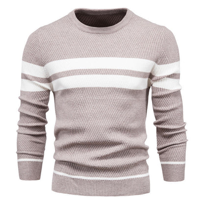 Elias Striped Sweater | Men's Casual Knitwear 1
