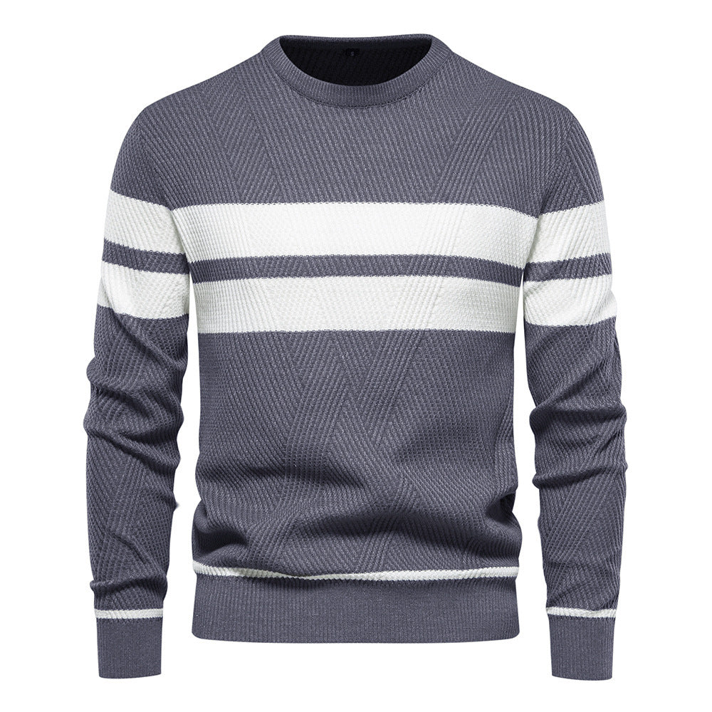 Elias Striped Sweater | Men's Casual Knitwear 5