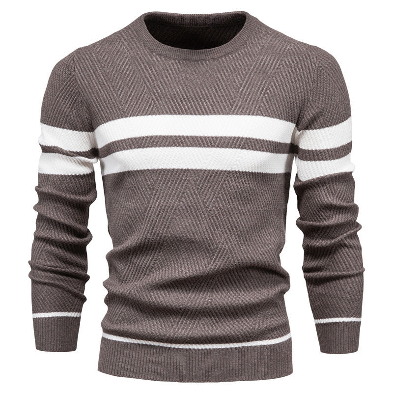 Elias Striped Sweater | Men's Casual Knitwear 6