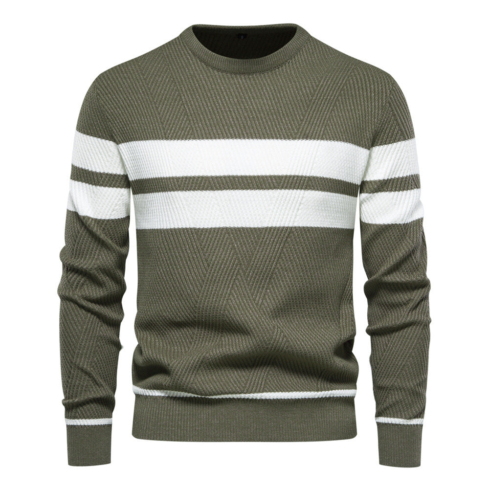 Elias Striped Sweater | Men's Casual Knitwear 7