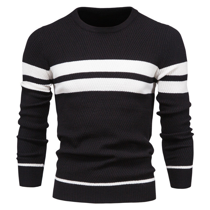 Elias Striped Sweater | Men's Casual Knitwear 8