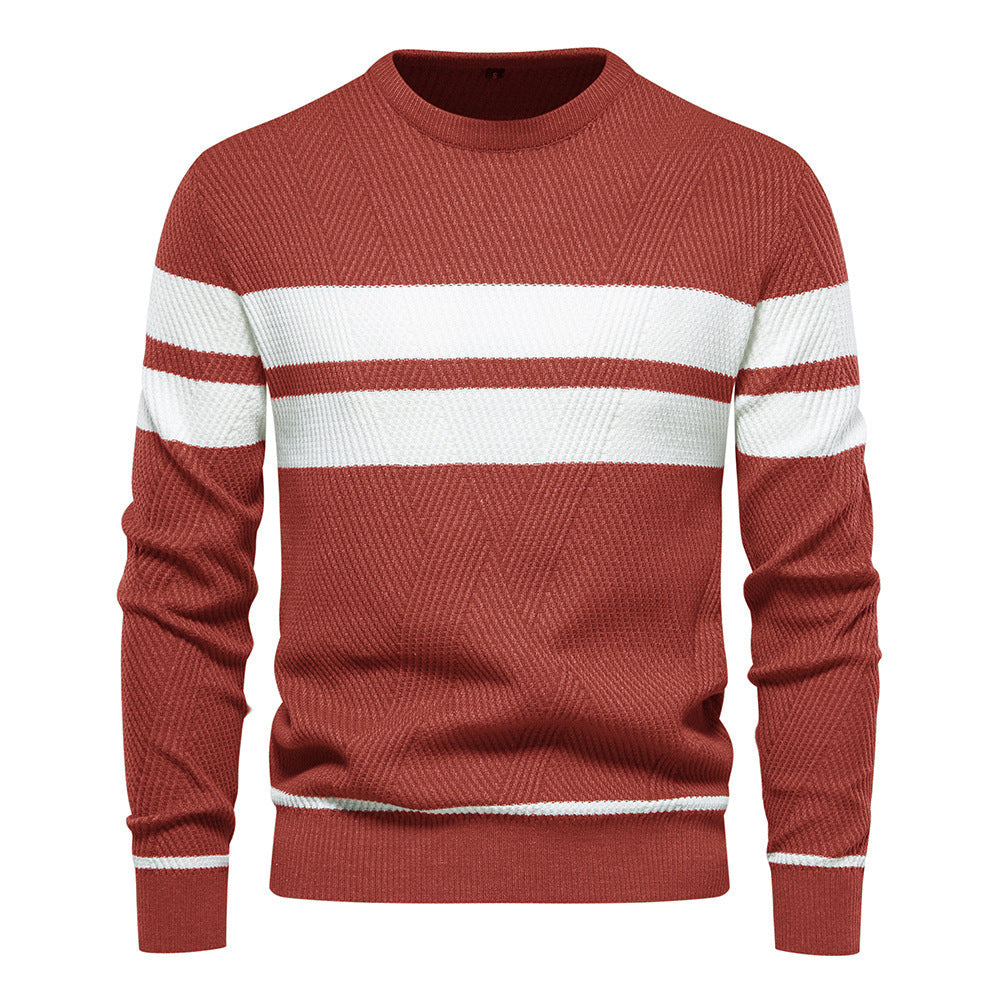 Elias Striped Sweater | Men's Casual Knitwear 9