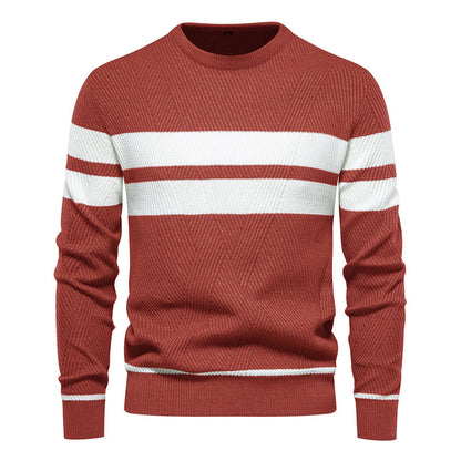 Elias Striped Sweater | Men's Casual Knitwear 9